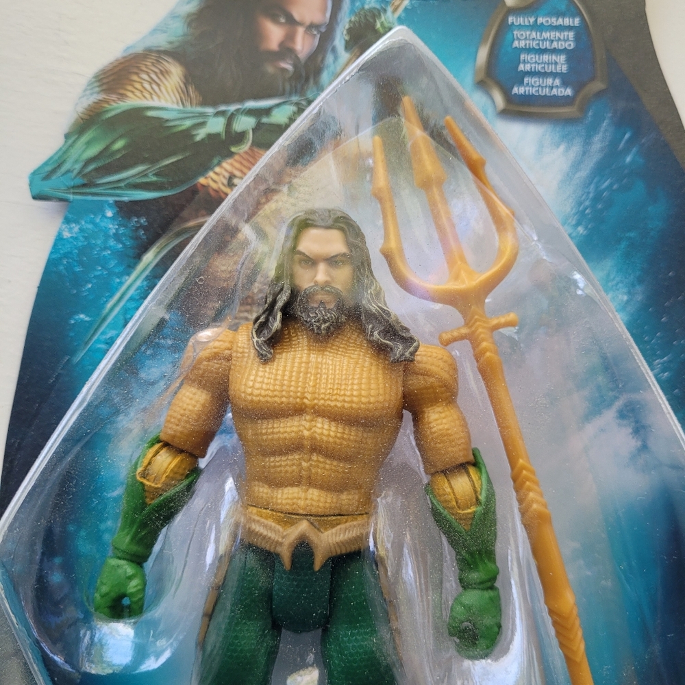 DC Comics Aquaman Action Figure with Gold Trident
